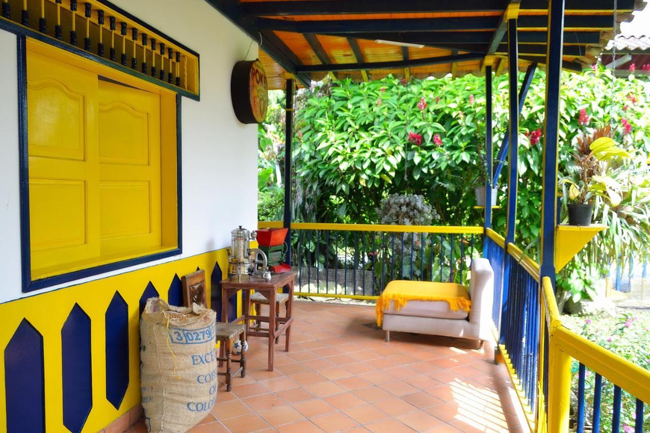 Casa Finca Villa Luz A 800 Mts Del Parque Del Cafe Монтенегро Экстерьер фото